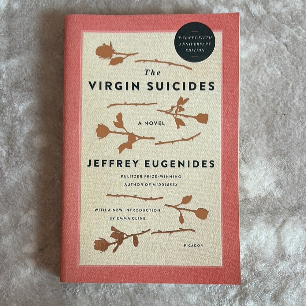 The Virgin Suicides Novel with Coral Cover